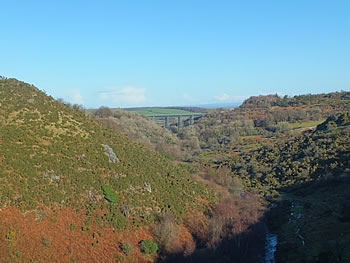 Photo Gallery Image - Views from Meldon Dam towards the viaduct