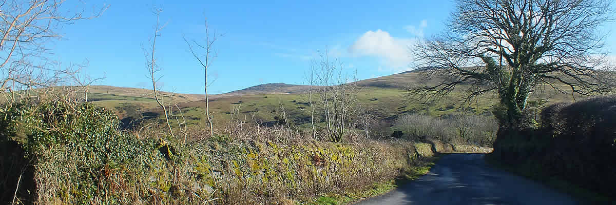 Views towards Yes Tor on Dartmoor