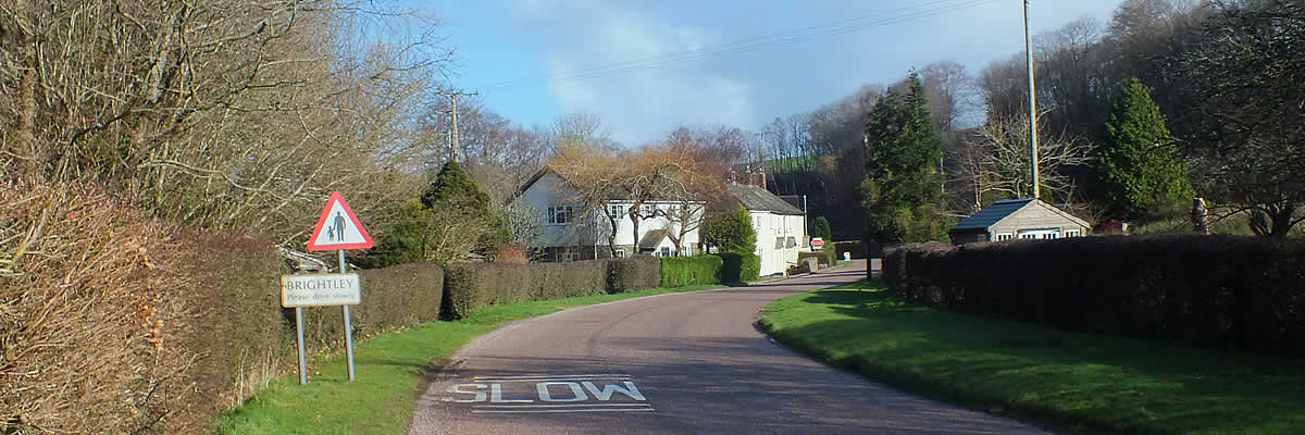 Views of the hamlet of Brightley