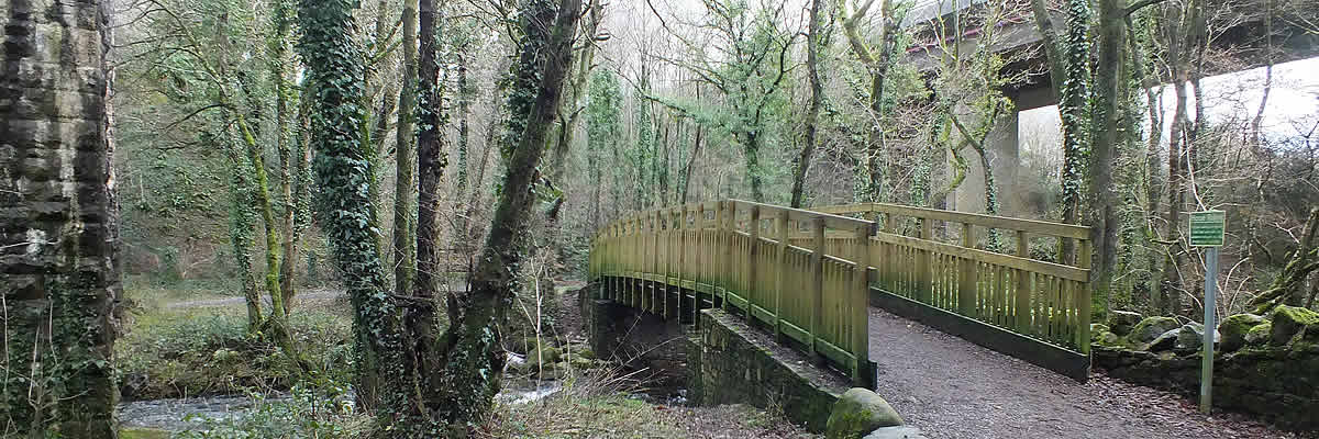 Charlotte's Bridge erected in memory of 12 year old Charlotte Saunders