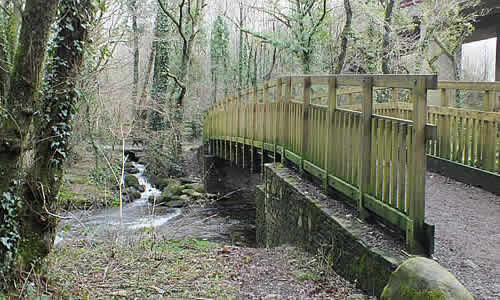 Charlotte's Bridge erected in memory of 12 year old Charlotte Saunders